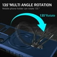 thumbnail image 3 of Allytechgroup Militargy Grade Shockproof Case for Samsung Galaxy S21 Ultra, Magnetic Cover Compatible with Magsafe & Car Mount Ring Kickstand Bumper Case for Women Men, Royalblue, 3 of 10