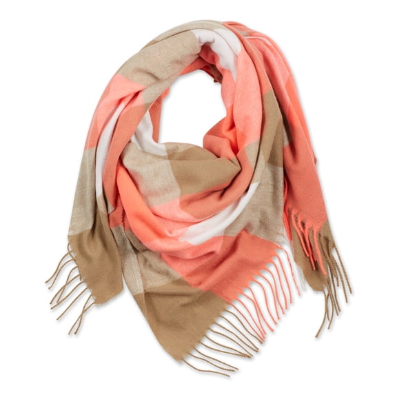 Hadley Wren Plaid Blanket Scarf