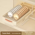 thumbnail image 2 of Organizador Rack Gabinete Deslizable MR. GADGETS Escurridor para cocina Organizador para tazones Soporte para Platos Rejilla para Almacenamiento de Platos, 2 of 8