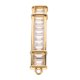 thumbnail image 1 of YSNOOWE Conectores De Pulsera Con Cristal Y Barra Espaciadora Rectangular De Metal Para Joyería DIY, 1 of 7