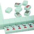 thumbnail image 4 of CNV 166-Tile American Mahjong Set 30mm High-Density Melamine Emerald Green Portable Travel Mah Jongg with Jokers Spare Tiles, 4 of 6