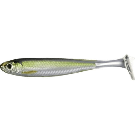 UPC: 0697713223606 | LIVETARGET Slow-Roll Shiner Paddle Tail Swimbait