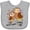AC-Heather Grey, variant on Inktastic My Great Aunt Loves Me Cute Owl Family Boys or Girls Baby Bib