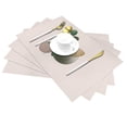 thumbnail image 2 of XMXT 1 Pcs Woven Placemats, Boho Leaf Pattern Stain Resistant Anti-Skid Placemat for Kitchen Table, 12 x 18 inches, 2 of 6