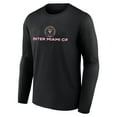 thumbnail image 2 of Men's Black Inter Miami CF We Are Long Sleeve T-Shirt, 2 of 3