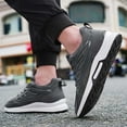 thumbnail image 6 of Mens Shoes,Contemporary Unisex Breathable Mesh Running Shoes for Everyday Wear And Casual Style Comfort,Shoes for Men,Grey,10.5, 6 of 9