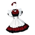 thumbnail image 2 of Disfraz de sirvienta francesa Salvador vestido elegante San Valentín con delantal diadema, 2 of 9