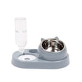 thumbnail image 3 of Pet Bowl Plastic Auto Water Dispenser Double Drinking Station No Spill Non-Slip for Small Medium Dogs Cats by MPOISVA, 3 of 7