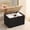 Black, variant on Atopoler Tampon Holder Box,Wood Bathroom Countertop Sanitary Napkin Organizer with 3 Compartment and Lid for Cotton Swab Hairpin,White Color