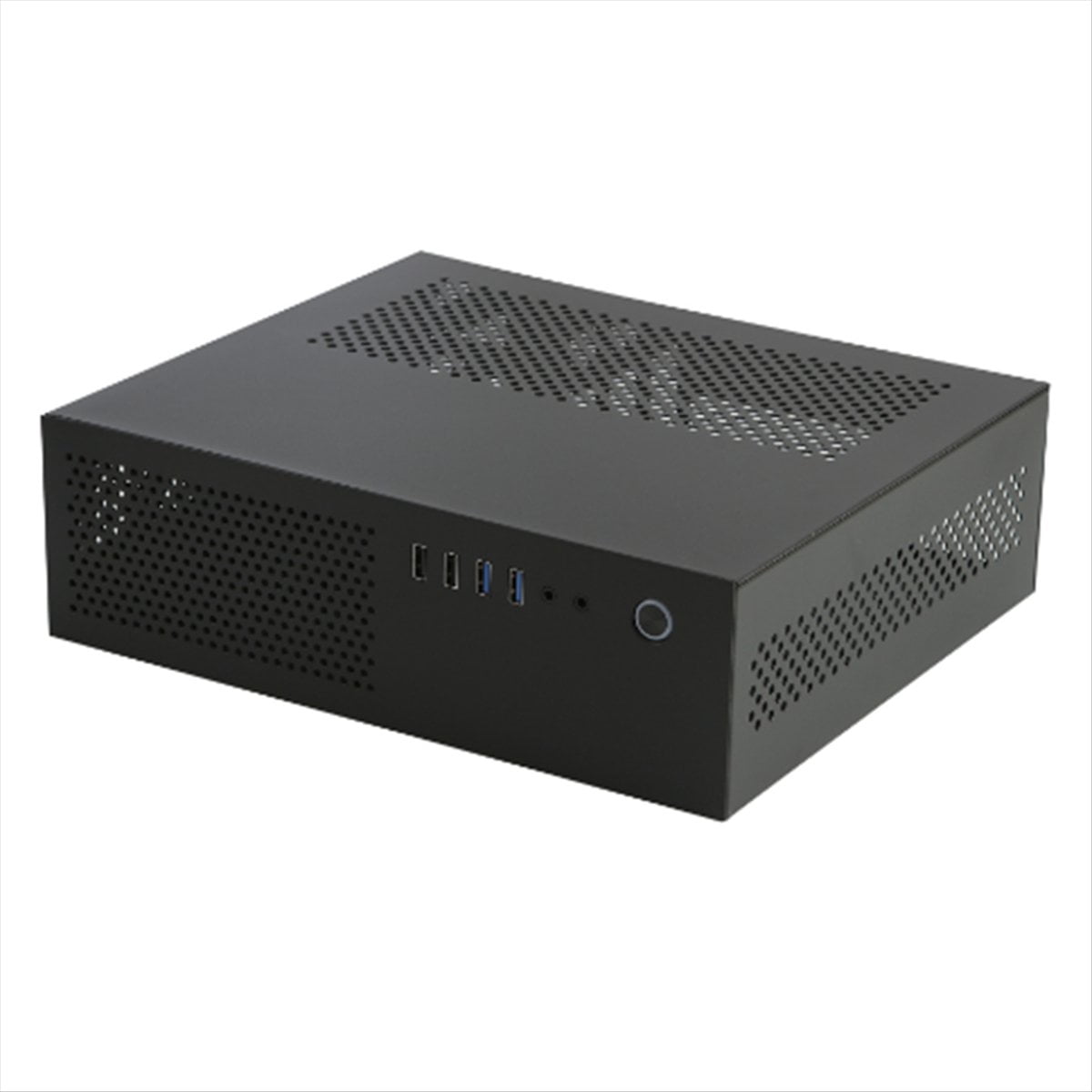 Computer Case SKTC A10 Mini Desktop HTPC Computer Case for MATX 24X24 Motherboard Small 1U 7.3L Computer Case,1 x computer case,Black