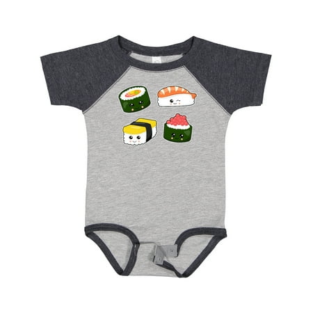 

Inktastic Sushi with Faces Gift Baby Boy or Baby Girl Bodysuit