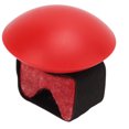 thumbnail image 1 of African Drum Finger Rattle, African Drum Finger Shaker Innovative Crisp  Sound  For Performance Red, 1 of 8