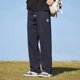 thumbnail image 5 of Pantalones casuales rectos de punto de estilo coreano nuevo de primavera de 2024 para hombre, pantalones holgados para correr, marrón, negro y azul marino, 5 of 5