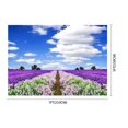 thumbnail image 2 of YUSDECOR 7x5ft Flower Field Under Blue Sky Clouds Photography Backdrop Photo Props Sunny Weather Background, 2 of 3