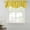 Yellow, variant on Pink Burlap Texture Tie Up Valance Curtains for Windows, Kitchen Curtains Window Treatments, Farmhouse Vintage Pink Short Window Shades Valances for Bedroom Bathroom Cafe 42"x12"