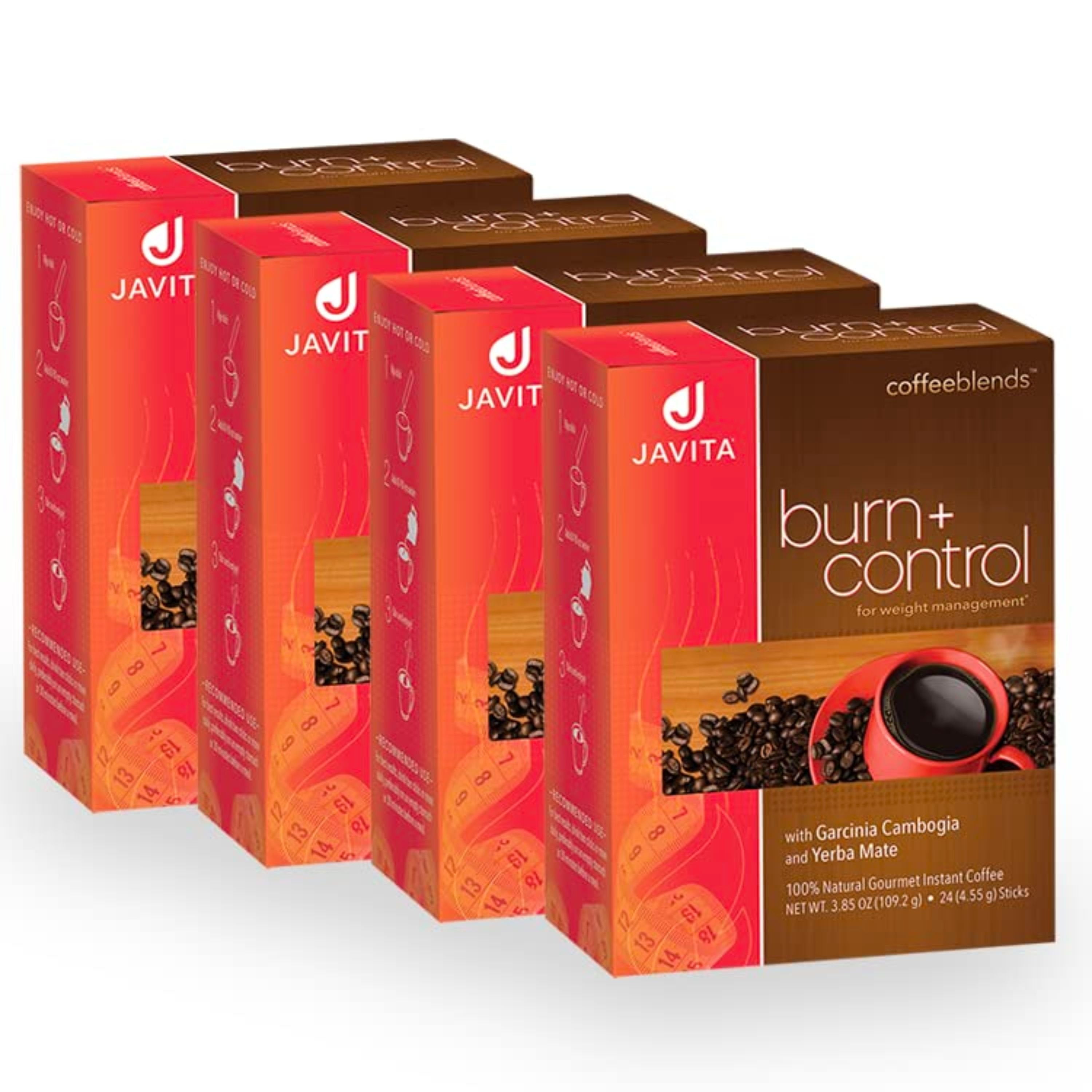 Javita Coffee Burn and Control 100 Natural Gourmet Instant Weight