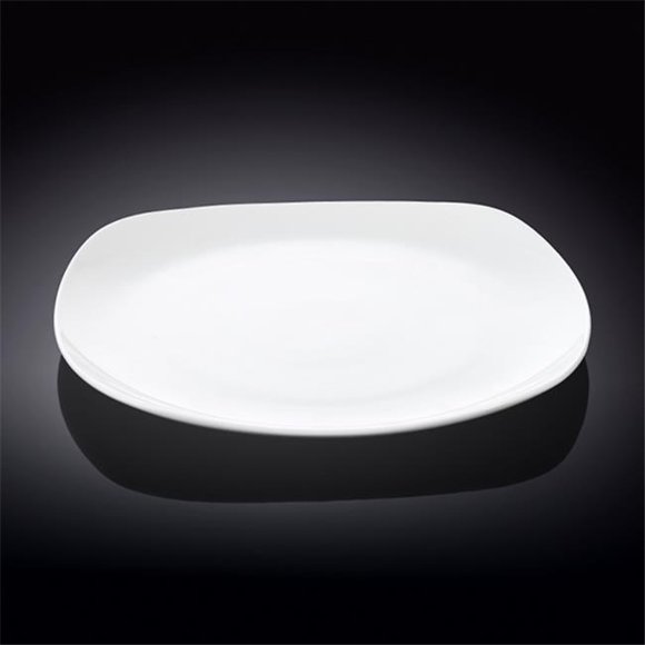 Wilmax 991002 9.75 x 9.75 in. Dinner Plate, White - Pack of 24