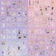 thumbnail image 2 of 100 Sheets Kawaii Girls Stickers Kit for Journaling - Cute Sweet Cartoon PET Transparent Collage Scrapbooking Supplies Sticker Decal for Junk Journals, 2 of 4