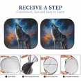 thumbnail image 6 of Sikiie Lonely Night Sky Wolf Print Foldable Car Windshield Sun Visor, Car Window Sunshade Suitable for Sedan, SUV and Truck Car Accessories-Small, 6 of 6