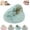 Green15.7IN, variant on Cozy Cocoon Dog Bed | Hooded Cave Pet Bed with Fluffy Plush Cover, Washable Burrow Nest & Non-Slip Bottom for Small Medium Dogs & Cats