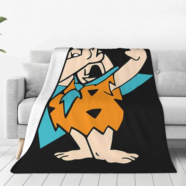 Mantas supersuaves de Los Picapiedra para adultos, manta ligera y lavable para sofá, cama, oficina, mantas de felpa cálidas para todas las estaciones, manta de microfibra ultra suave