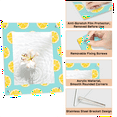 thumbnail image 5 of Acrylic Picture Frame, Vertical Standing Frame for 4x6 5x7 8x10 Photos, Clear Tabletop Decor(Lemon Pattern), 5 of 10