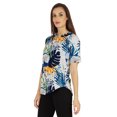 thumbnail image 4 of Inkmeso Elegant Printed Short Sleeves Casual Top For Womens Regular Fit Comfy Tee Tops, 4 of 7