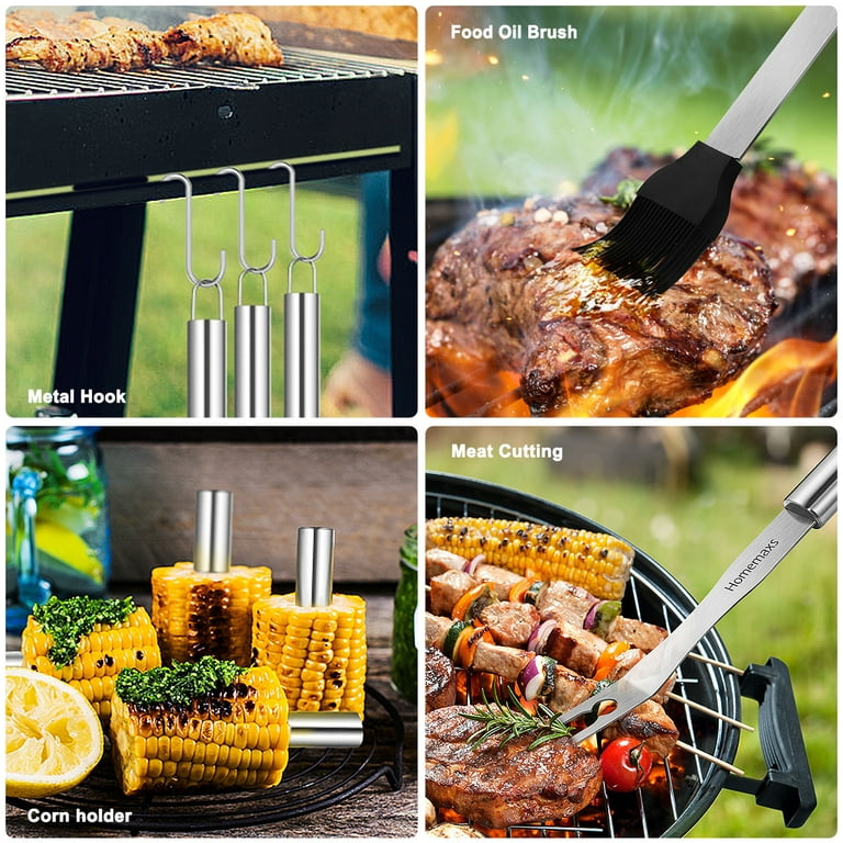 4 Piece Grilling Set Grill Accessories for Outdoor Grill - BBQ Utensil