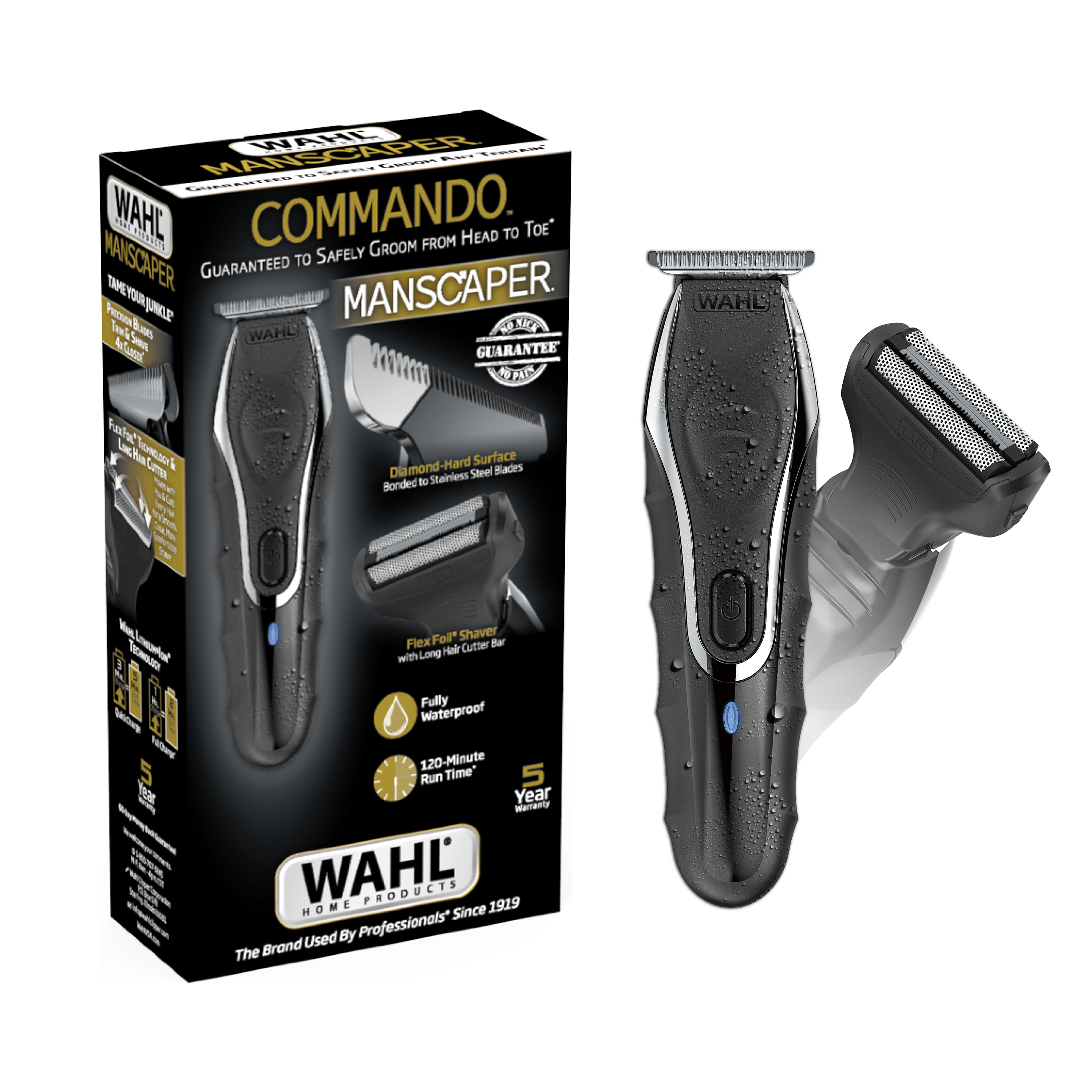 Wahl Commando Cordless Rechargeable Body Groomer