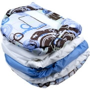 Kushies - Reusable Ultra-Lite Diapers for Toddler, 5-Pack Boy