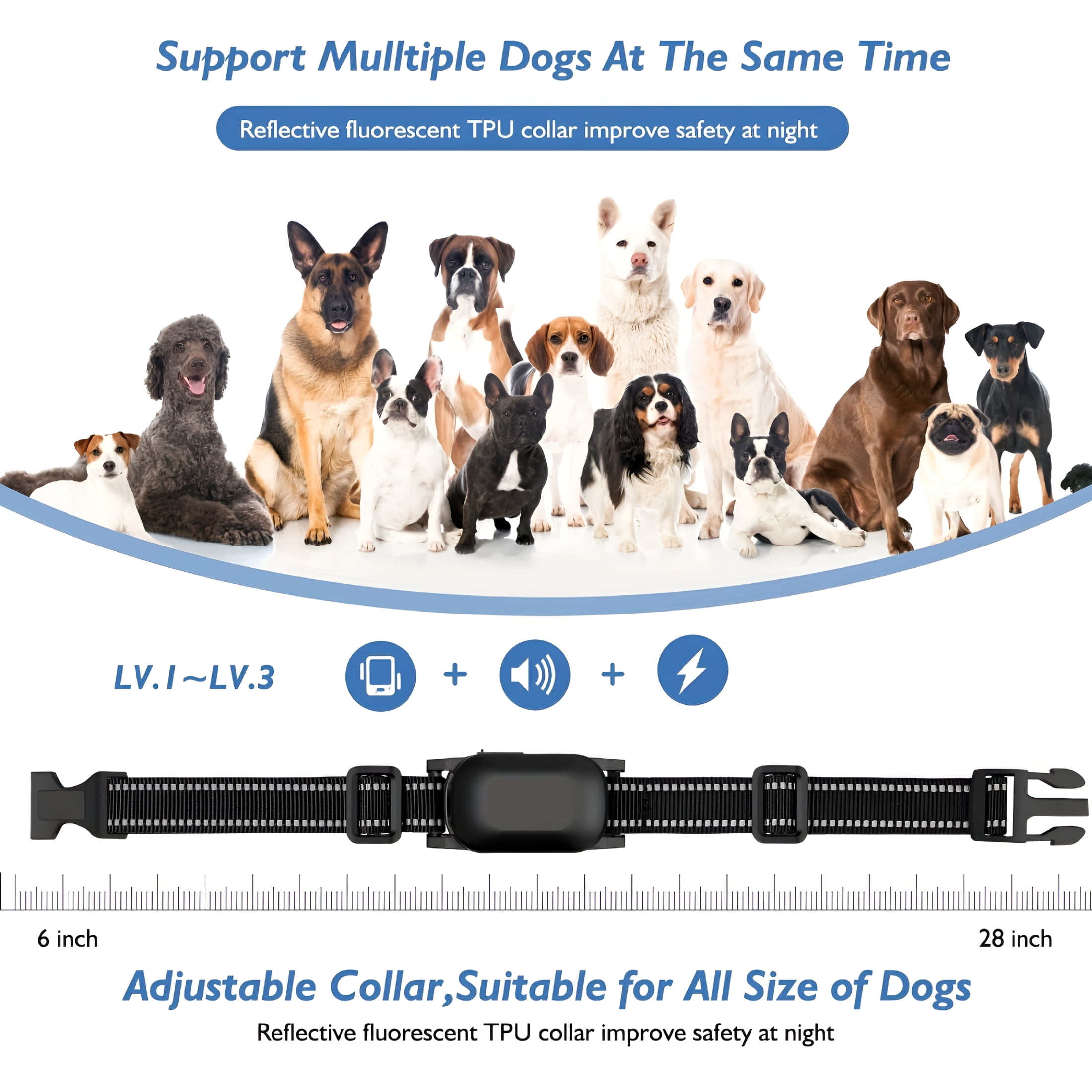 GASTROPOD Wireless Dog Fence System with Remote - Electric Shock,Vibration,Beep Training Collar - Real-Time Boundary Control,Adjustable,Usb Rechargeable - for All Dogs,Ideal for Indoor/Outdoor Use