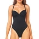 thumbnail image 2 of Body moldeador de entrepierna con tirantes ajustados de encaje para mujer, 2 of 9