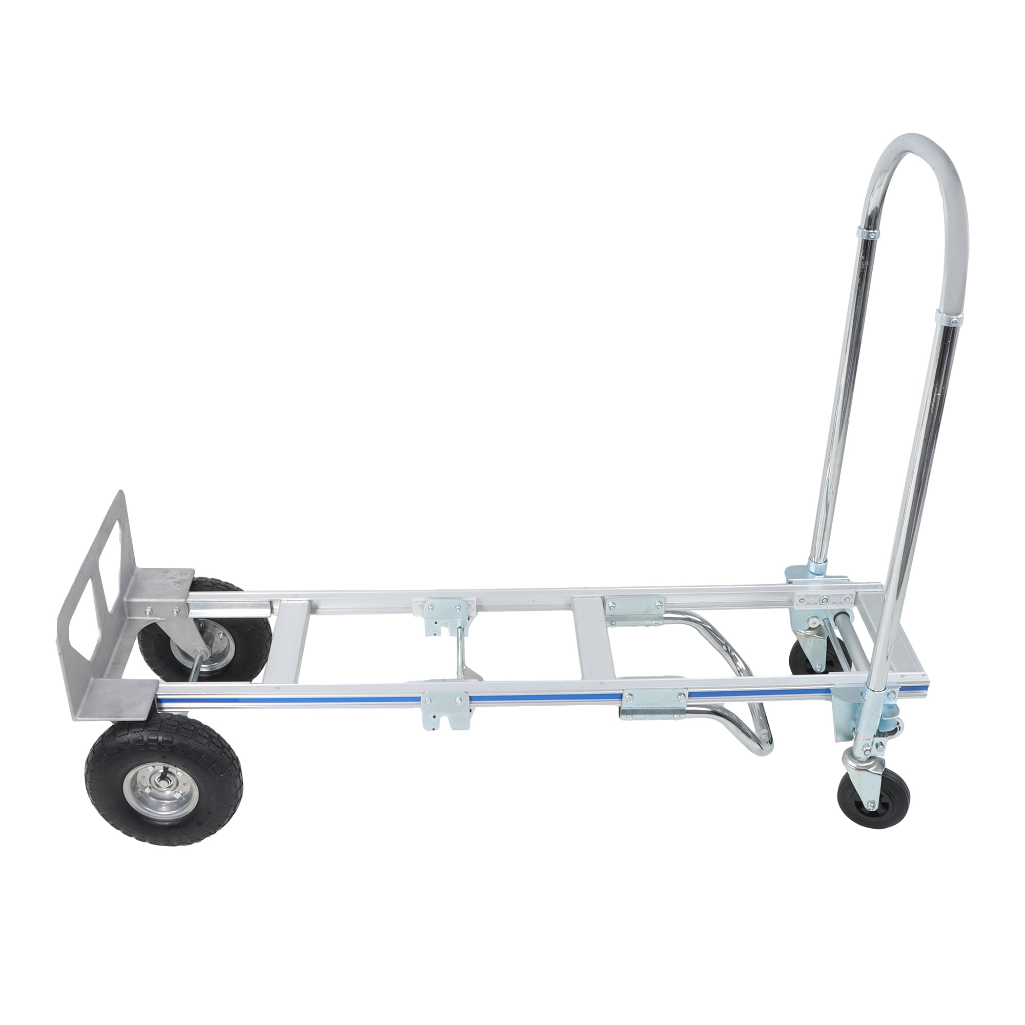 labwork 1000Lbs Aluminum Hand Truck 2 In 1 Folding Trolley Folding Dolly Cart