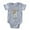 Heather Gray, variant on CafePress - Bulldog Mom - Cute Infant Baby Football Bodysuit