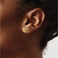 thumbnail image 3 of 14K Yellow Gold Polished Love Knot Post Earrings (Width 7.6) (Length 7.6) - Jbsp, 3 of 5