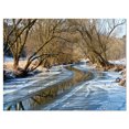 thumbnail image 2 of Blue Sunny Day in Winter Landscape - Landscape Artwork Canvas, 2 of 3