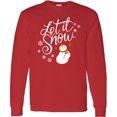 thumbnail image 3 of Inktastic Let It Snow Long Sleeve T-Shirt, 3 of 5