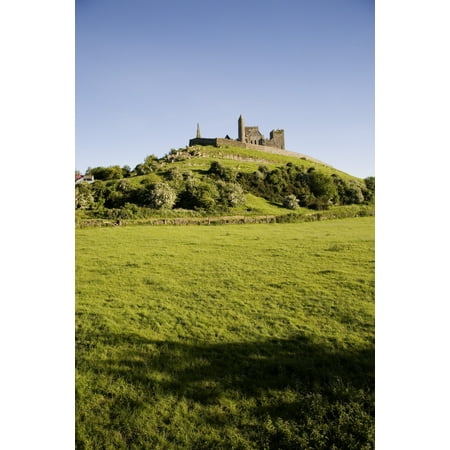 Rock Of Cashel Cashel Town County Tipperary Ireland Historic Site On Hilltop Stretched Canvas - George Munday  Design Pics (11 x