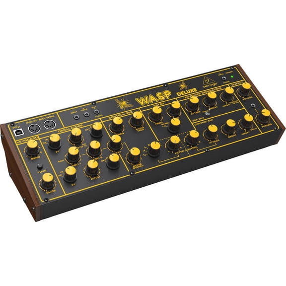 Behringer WASP DELUXE Legendary Analog Synthesizer with Dual OSCs, Multi-Mode VCF, 16-Voice Poly Chain and Eurorack Format