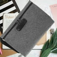 thumbnail image 6 of OFFIGAM Portable Grey Polyester Money Bag with Combination Lock for Secure Travel, Daily Use, and Cash Storage, 6 of 6