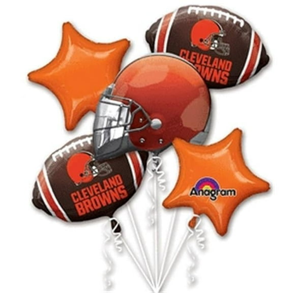 Anagram 74589 NFL Cleveland Browns Foil Balloon Bouquet
