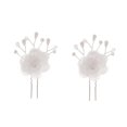 thumbnail image 1 of 2 Piezas Adorno de Clips Pernos de Pelo Nupcial U Puntas Cabello Tenedor para Mujeres Soledad Tenedor de pelo, 1 of 10