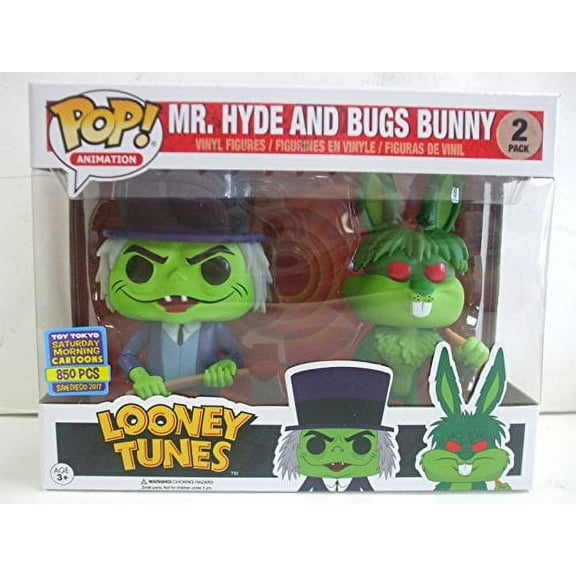 Funko Pop! Vinyl 2017 SDCC Looney Tunes Mr. Hyde And Bugs Bunny - 2 Pack - Toy Tokyo Exclusive Limited to 850 Pieces