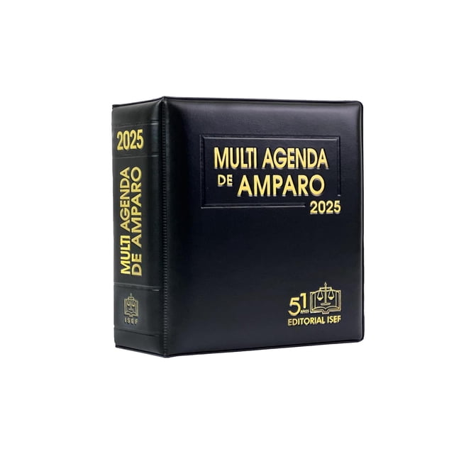 Multi Agenda de Amparo 2025 (Curpiel) Blanco
