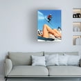 thumbnail image 2 of Trademark Fine Art Taudalpoi  The Big Jump Canvas Wall Art, 2 of 4