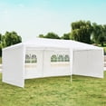 thumbnail image 4 of Toldo Carpa con Paredes 3x6M, Carpa para Fiestas Eventos Armable, Impermeable Toldo on Paredes Laterales Ventanas para Jardín, Campismo y Eventos, 4 of 6