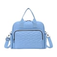 thumbnail image 1 of Bolsa de pañales Bolso de mano Artículos esenciales para bebés portátiles,Bolsa de pañales para bebés,Bolsa de pañales de viaje para mamá para , Azul azul claro, 1 of 8