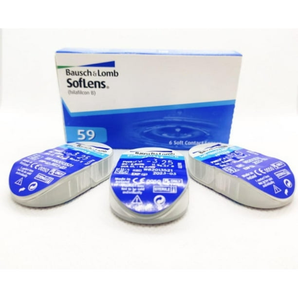 3 Pares de Lentes de Contacto Bausch Lomb Soflens 59 1.00 Soflens 59 1.00 Walmart en linea