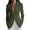 Army Green, variant on ZHOGXU Lightweight Plus Size Coat For Women Solid Color Notched Modern Suit Jacket Stylish,Vacation,Hot Pink,XL