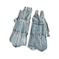 thumbnail image 4 of Calcetines de Mezclilla Y2K Estilo Retro Moda Callejera Lindos Calentadores de Piernas Por Encima de La, 4 of 7
